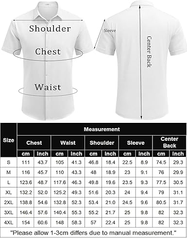 COOFANDY Men's Linen Shirts Short Sleeve Casual Shirts Button Down Shirt for Men Beach Summer Wedding Shirt